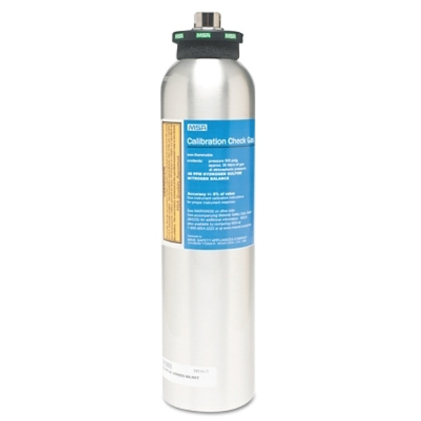 Econo-Cal RP Reactive Gas Calibration Cylinder, 34 L, 1.45% CH4, 15% O2, 60 PPM CO, 20 PPM H2S, Aluminum (1 EA)