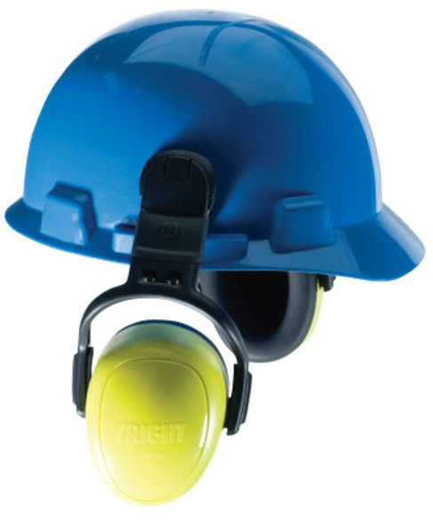 left/RIGHT Earmuffs, 28 dB NRR, Yellow, Helmet (1 EA)