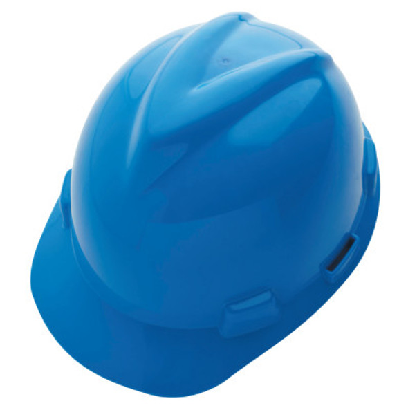 MSA V-Gard GREEN Protective Helmets, Fas-Trac III, Blue (1 EA/EA)