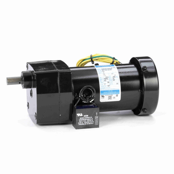 Leeson 0.06 HP AC Gearmotor, 1 phase, 57 RPM, 115 V, 31 Frame, TEFC - M1125130.00