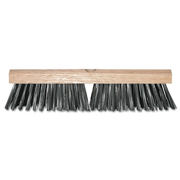 Magnolia Brush Carbon Steel Wire Deck Brushes, 12 in, Carbon Steel Wire, Wood Handle (1 EA / EA)