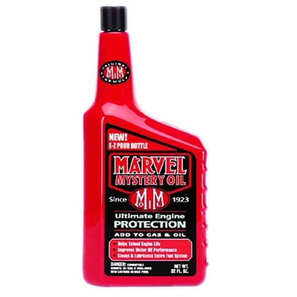 Marvel Mystery Oil Marvel Mystery Oil Gas and Oil Additive, 1 qt, Plastic Bottle (6 CN / CA)