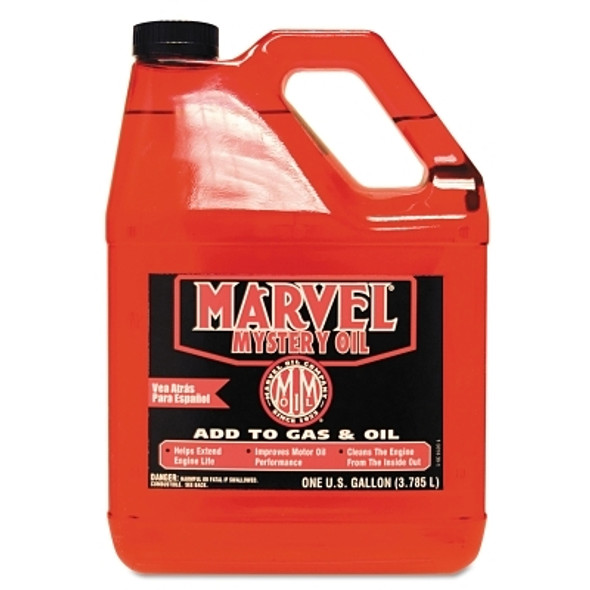 Marvel Mystery Oil Marvel Mystery Oil Gas and Oil Additive, 1 gal, Plastic Bottle (4 GA / CA)