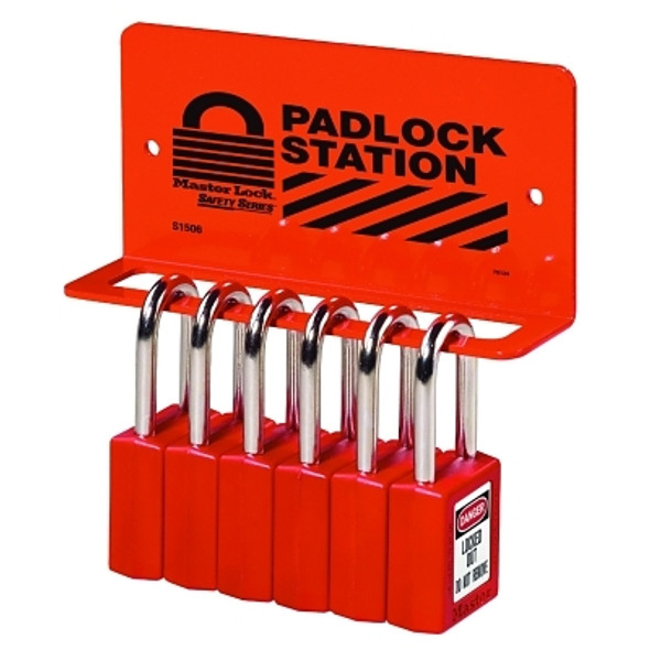 Safety Series Heavy Duty Padlock Racks, 6 1/4 in (1 EA)