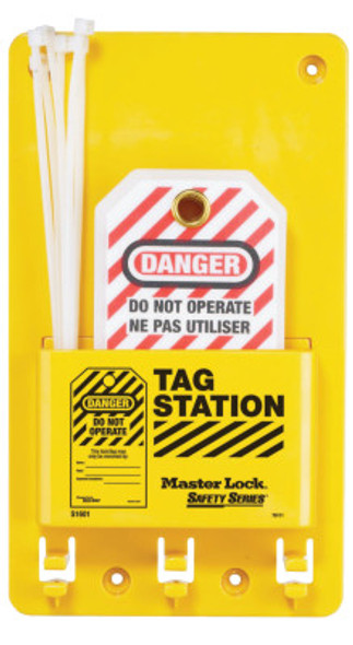 Master Lock Safety Series Compact Tag Stations, English, 5 3/4 in (1 EA/EA)