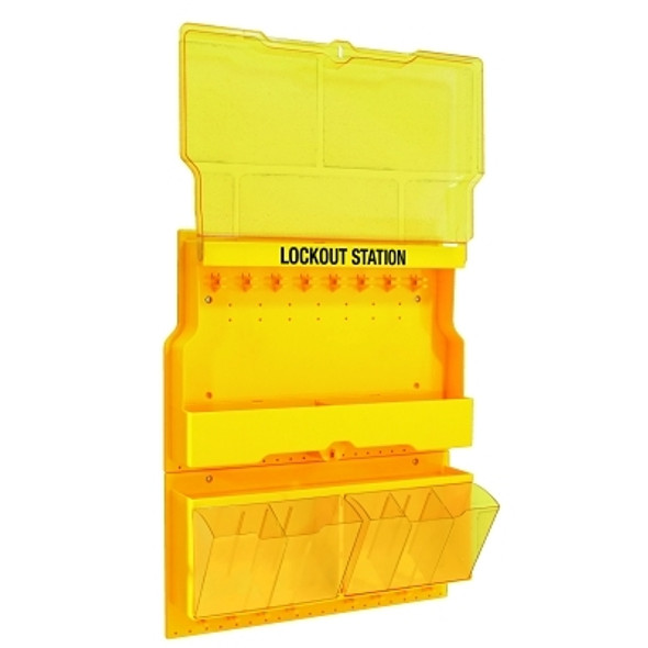 Safety Series Deluxe Lockout Stations, Unfilled, 22 in (1 EA)