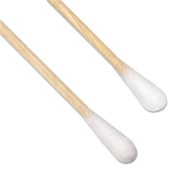 Chemtronics Cottontip Swabs, Double Headed, 6 in Long, White (100 EA / BAG)