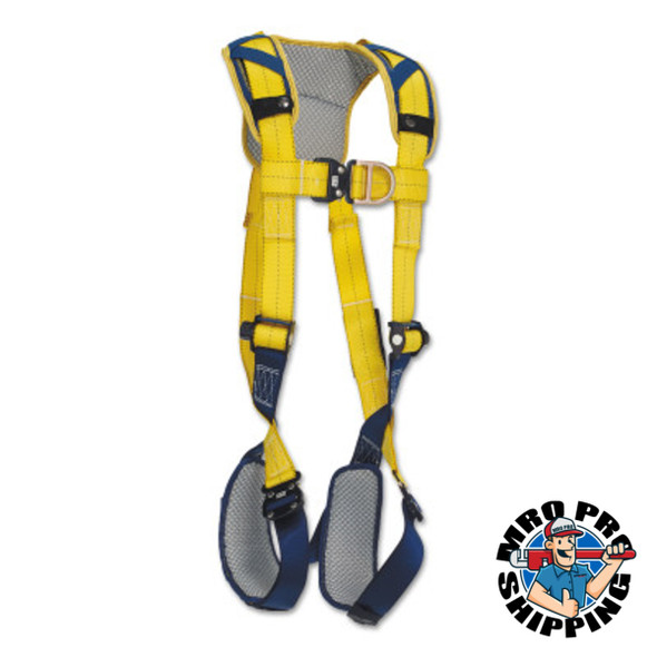 Delta Comfort Vest-Style Climbing Harnesses, Front/Back D-Rings, Medium, Q.C. (1 EA)