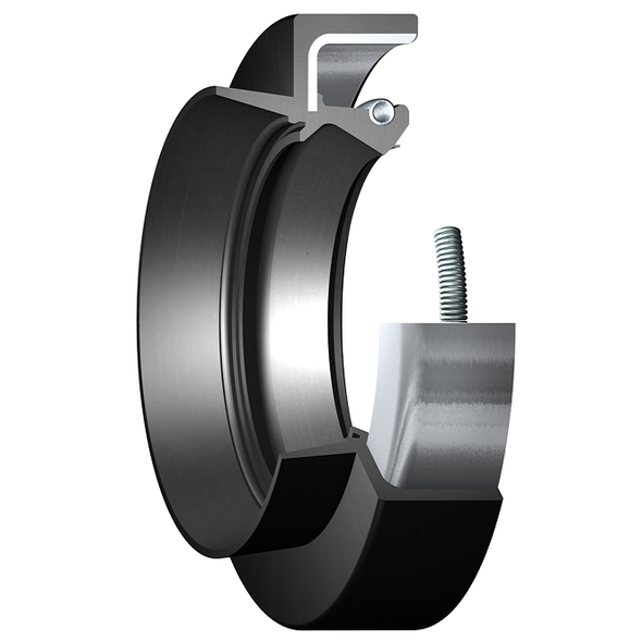 CR Seals 18513 Oil Seal - Solid, 1.850 in Shaft, 2.835 in OD, 0.394 in Width, HMSA92 Design, Polyacrylate Elastomer (ACM) Lip Material