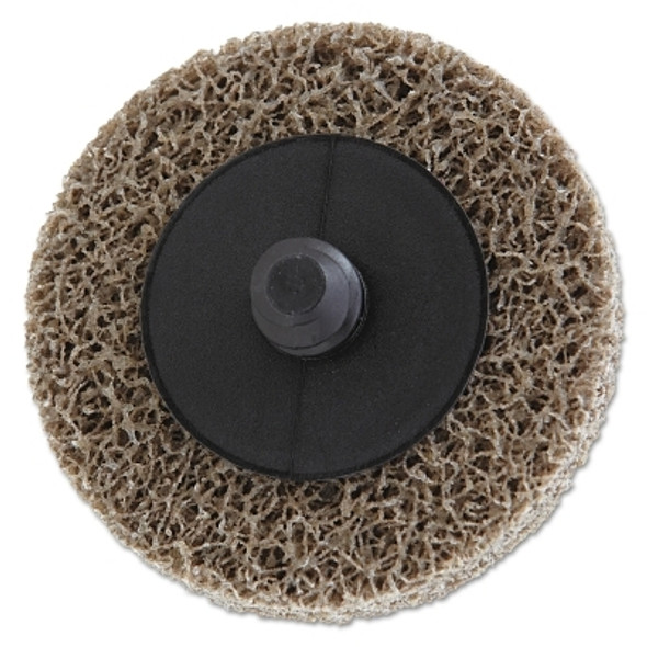 Merit Abrasives Deburring /Finishing Button Mount Wheel Type lll 2A, 2X1/4, Med, Aluminum Oxide (1 EA / EA)