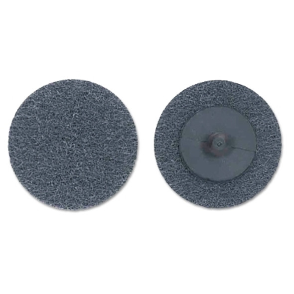 Merit Abrasives Deburring and Finishing Button Mount Wheels Type lll, 2 x 1/2, Fine, 4-6 Density (1 EA / EA)