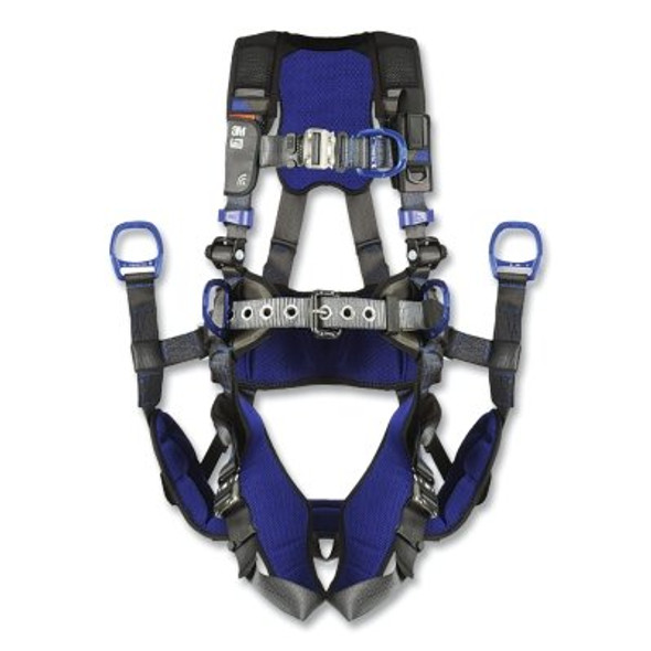 ExoFit NEX Tower Climbing Harnesses, Back/Front/Side D-Rings, Large, Q.C. (1 EA)