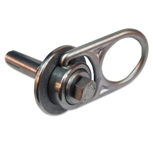 Swivel Anchor with D-Ring, 5K Stainless Steel Plated, Concrete Mounting Hardware (1 EA)