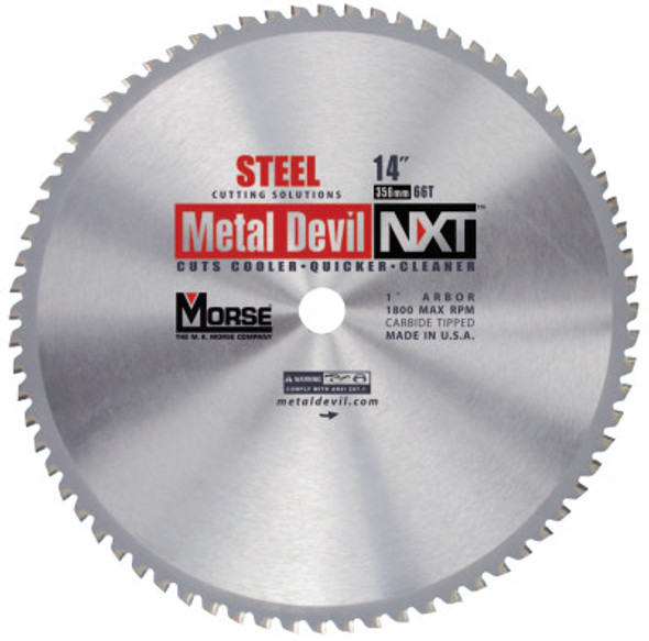 Metal Devil NXT Circular Saw Blades, 7 1/4 in, 5/8 in Arbor, 5,800 RPM, 48 Teeth (1 EA)