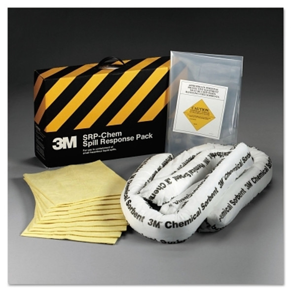 Chemical Sorbent Spill Response Pack, 3.5 Gal Absorption (3 EA / CS)