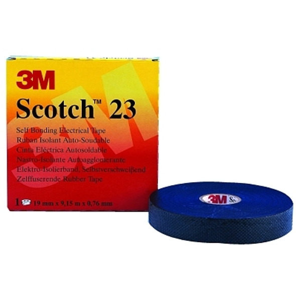 3M Electrical Scotch Rubber Splicing Tapes 23, 30 ft x 2 in, Black (1 ROL / ROL)
