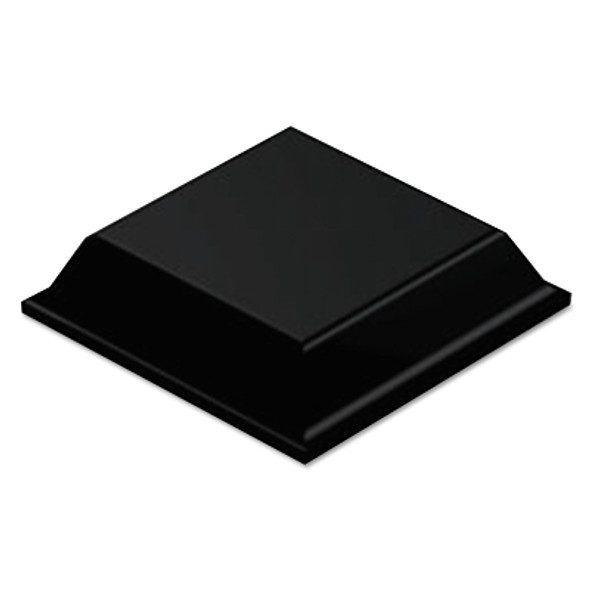 3M Industrial Bumpon Tapered Square Bumpers, Black, Polyurethane, .09 X .41 (3000 PC / CA)