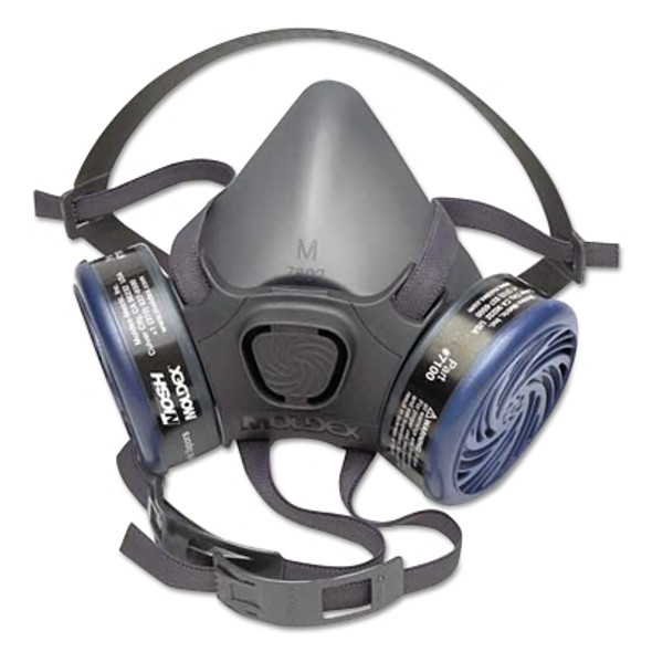 7800 Series Premium Silicone Half Masks, Medium, Silicone (1 EA)