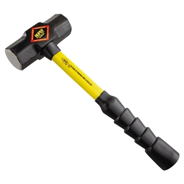 Blacksmith's Double-Face Steel-Head Sledge Hammer, 4 lb, 14 in SG Grip Handle (1 EA)