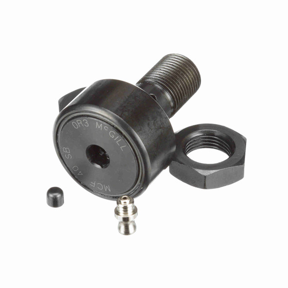 McGill CAMROL® Crowned Metric Cam Follower - Stud Mount Roller - Hex Hole - Sealed - MCF 40 SB