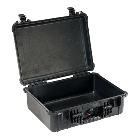 Pelican 1520 Medium Protector Case, with Logo, 19.78 in L x 15.77 in W x 7.41 in D, Black, no Foam (2 EA / BX)