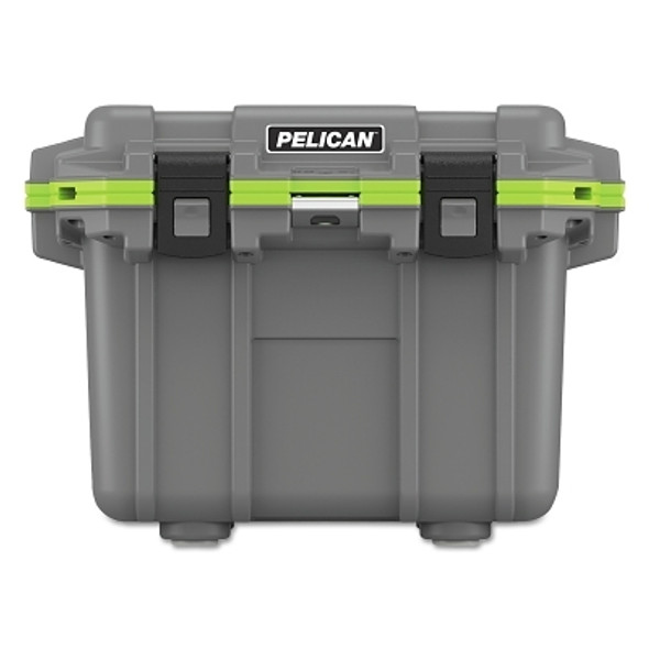 Pelican Elite Cooler, 30 qt, 32.95 qt Capacity, Dark Gray/Green (1 EA / EA)