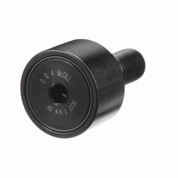 McGill CAMROL® Cylindrical  Cam Follower - Stud Mount Roller - Hex Hole - Sealed - BCF 1 1/2 SB