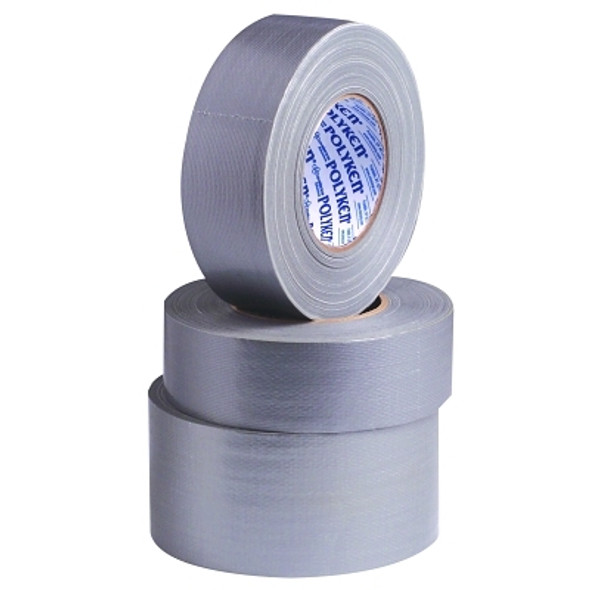 Polyken Nuclear Grade Duct Tapes, Silver, 2 in x 60 yd x 11 mil, 398N (24 RL / CA)