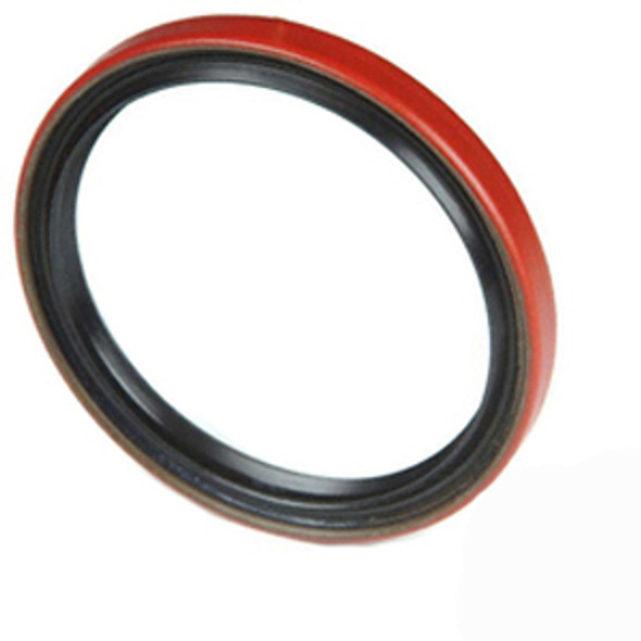 National Oil Seals 486857 480000 Single-Lip Plain Round Oil Seal With Loaded Spring, 2.648 in ID x 3.817 in OD, 1/2 in W, Nitrile Lip, 60 to 80 Durometer, Domestic