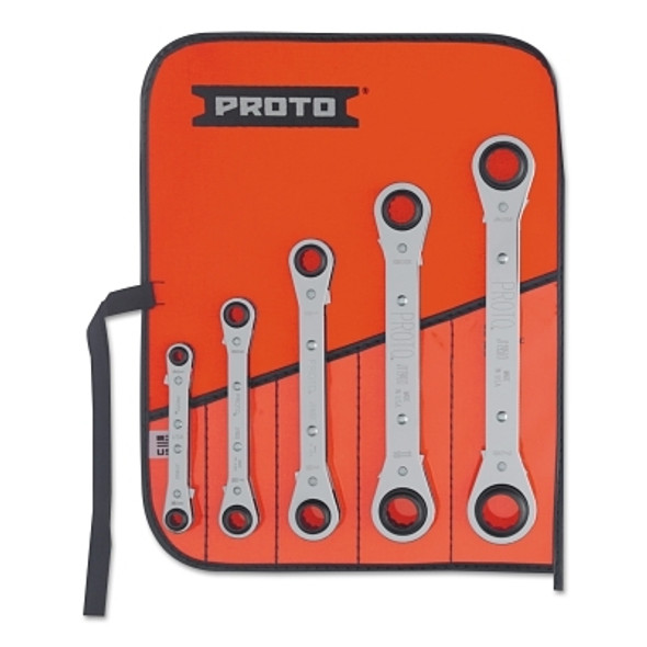 Proto Reversible Ratcheting Box Wrench Sets, Inch (1 ST / ST)