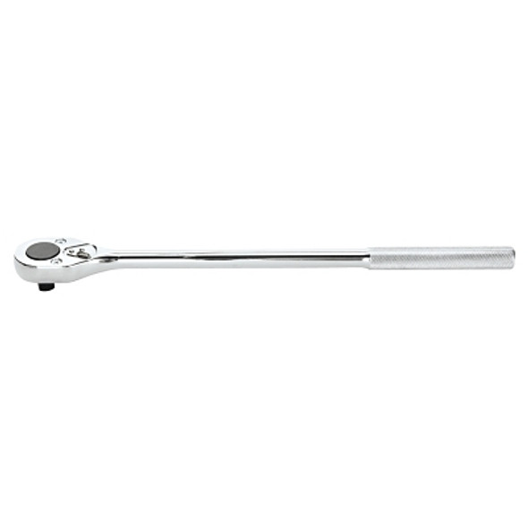 Classic Long Handle Pear Head Ratchet, 1/2 in Dr, 15 in L, Full Polish (1 EA)