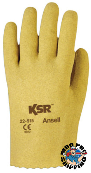 ANSELL KSR 22-515 VINYL COATED-KNIT LINED SZ 7 (144 PR / CA)