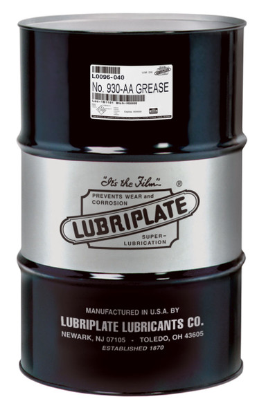 Lubriplate NO. 930-AA, NLGI No. 2 non melt general purpose grease (55 Gal / 400lb. DRUM)