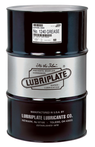 Lubriplate NO. 1240, Heavy duty, tacky NLGI 0 for auto lube grease systems (55 Gal / 400lb. DRUM)
