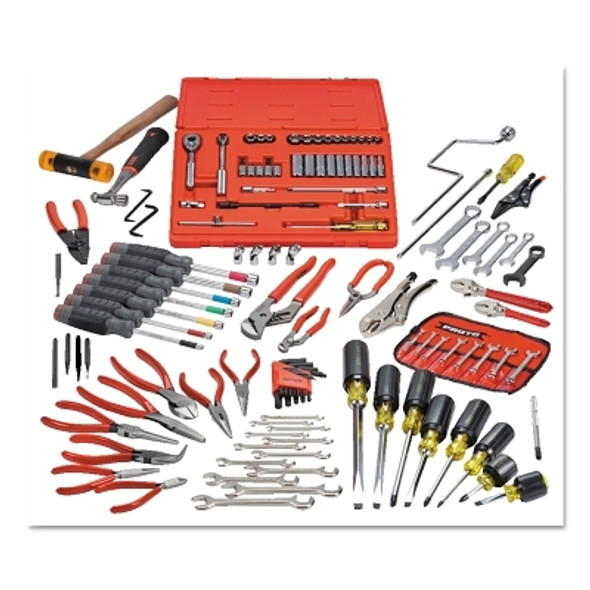 131 Pc Small Tool Set, 1/4 in Drive, Tools Only (1 ST / ST)