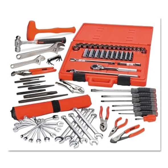 77 Pc Metric Starter Maintenance Set, 1/2 in Drive, Tools Only (1 ST / ST)