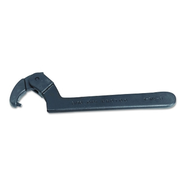 Proto Adjustable Pin Spanner Wrenches, 2 in Opening, 0.156 in Pin, Steel, 6 3/8 in (1 EA / EA)