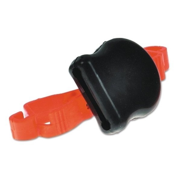 Glove Tethers, 1 Compartment, Orange, Used w/ Belt, Rubber/Plastic (1 EA)