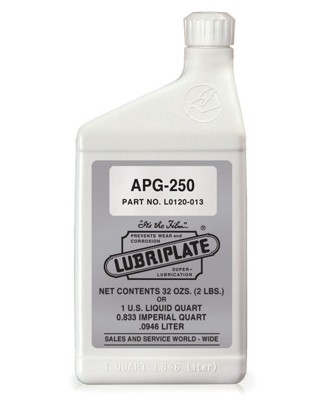 Lubriplate APG-250, AGMA 8EP gear oil (12/2 LB BTLS)