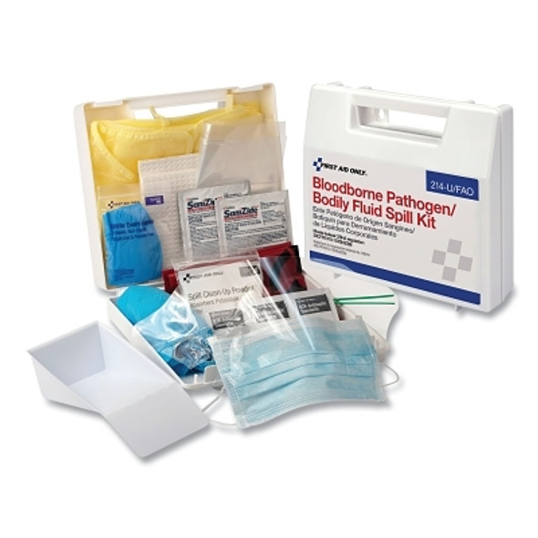 Bloodborne Pathogen Protection Kits, Plastic, Portable; Wall Mounted (1 EA)