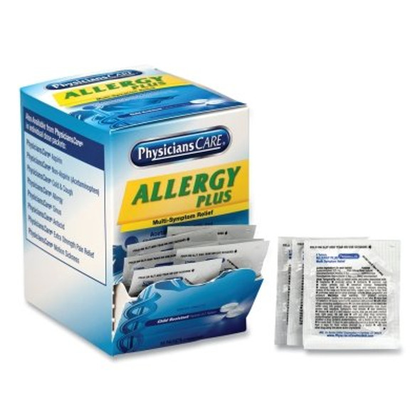 PhysiciansCare Allergy Medication, 2 per Pack/50 pk per Box (1 BX / BX)