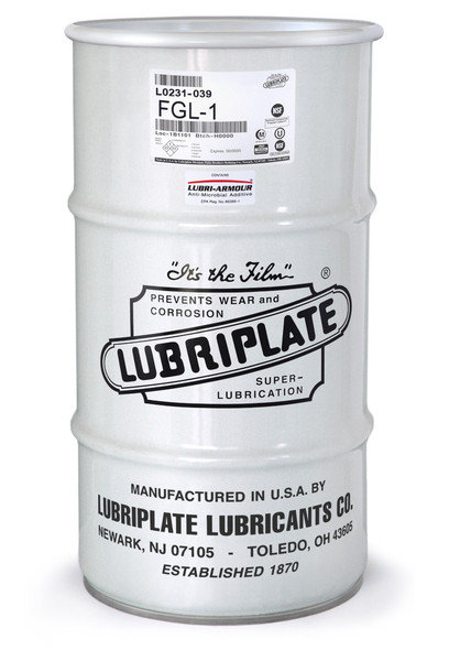 Lubriplate FGL-1, H-1/food grade white grease for medium to high speed applications (¼ DRUM)