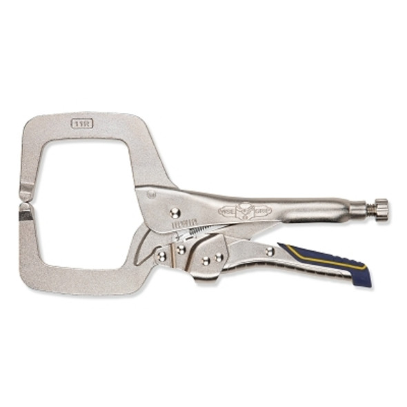 Fast Release Locking C-Clamps with Regular Tips, Vise Grip, 2-5/8 in Throat Depth (1 EA)