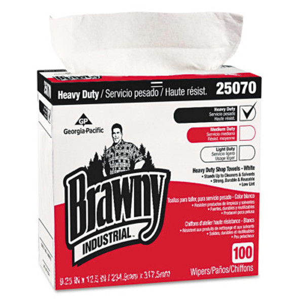 Brawny Medium Weight HEF Shop Towels, 9 1/8 x 16 1/2 (5 RL / CA)
