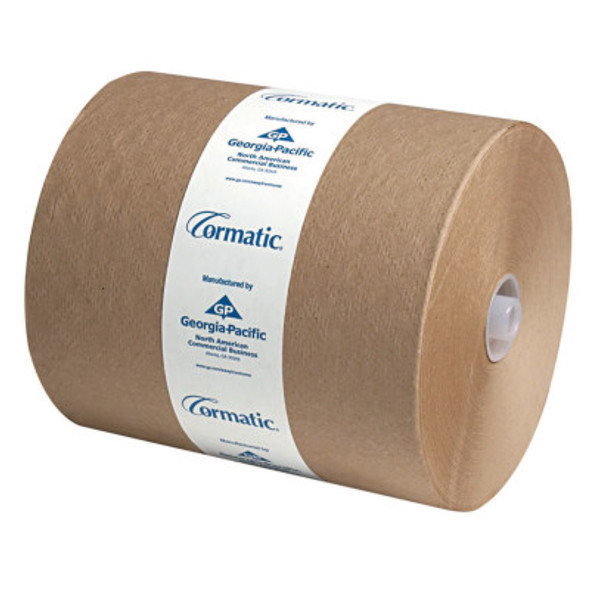 Cormatic Hardwound Roll Towels, 8 1/4 x 700ft, Brown (6 EA / CT)