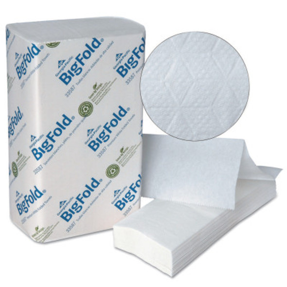 BigFold Paper Towels, 10 1/5 x 10 4/5, White, 220/Pack (1 CT / CT)
