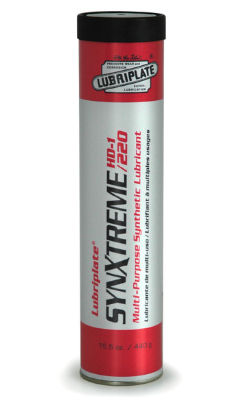 Lubriplate SYNXTREME HD-1/220, Synthetic, heavy duty, calcium sulphonate for medium to high speeds (40 CARTRIDGES)