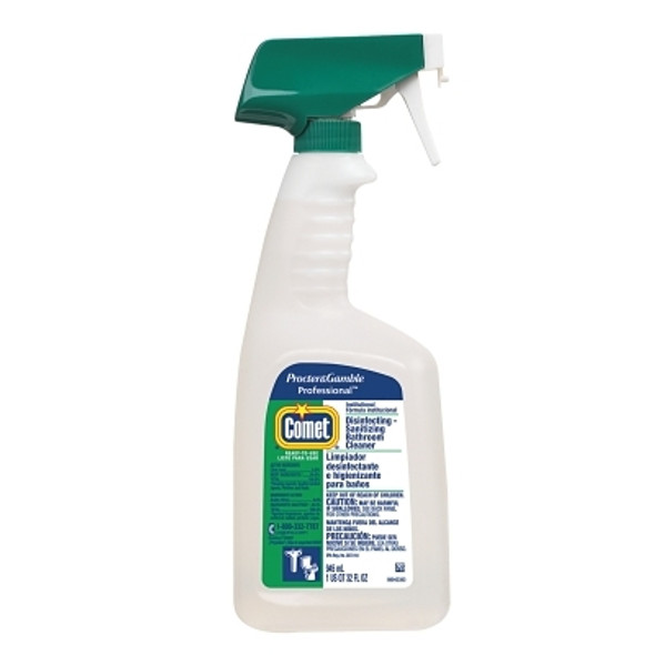 Procter & Gamble Comet Disinfecting-Sanitizing Bathroom Cleaner, 32 oz Trigger Spray Bottle (8 EA / CA)