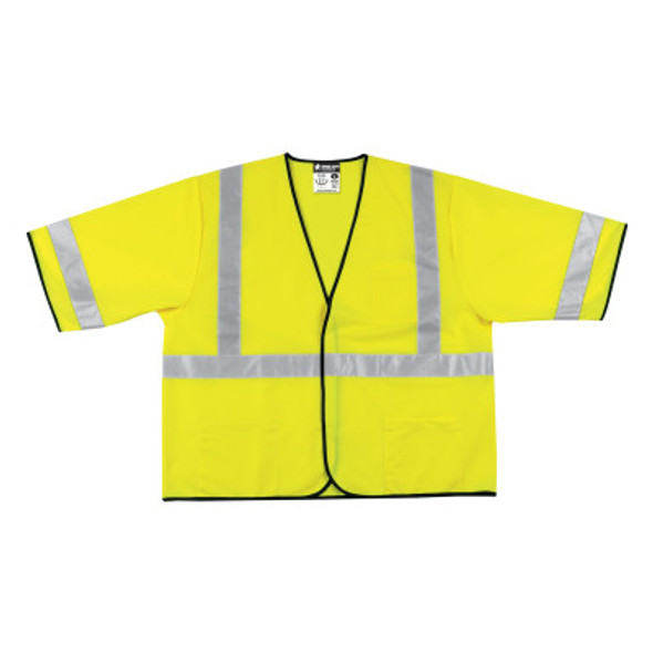 VCL3SL Luminator Safety Vest, Large, Fluorescent Lime (1 EA)