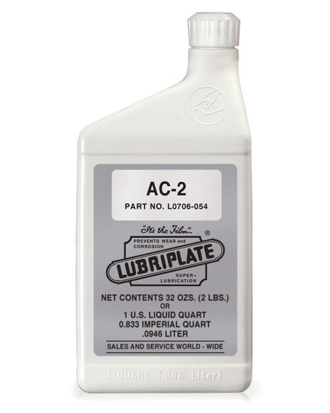 LUBRIPLATE AC-2 (AIR COMPRESOR OIL), 1 Quart, (1 BTL/EA)